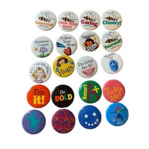 Vintage American Girl Doll Grin Pins Pleasant Company Retired 1994 Lot of 20